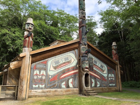 The Totem Bight Clan House in Ketchikan
