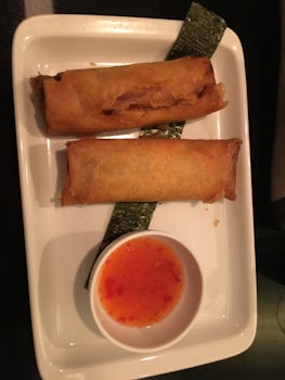 Spring rolls as The Noodle Bar were very tasty, especially with the sweet chili sauce
