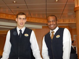 our wonderful waiters, Andres and Marko