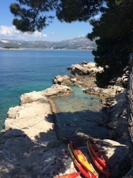 Cavtat, near Dubrovnik, Croatia.  A beautiful area, so glad we took this shore excursion.