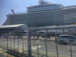 Ship in Southampton port