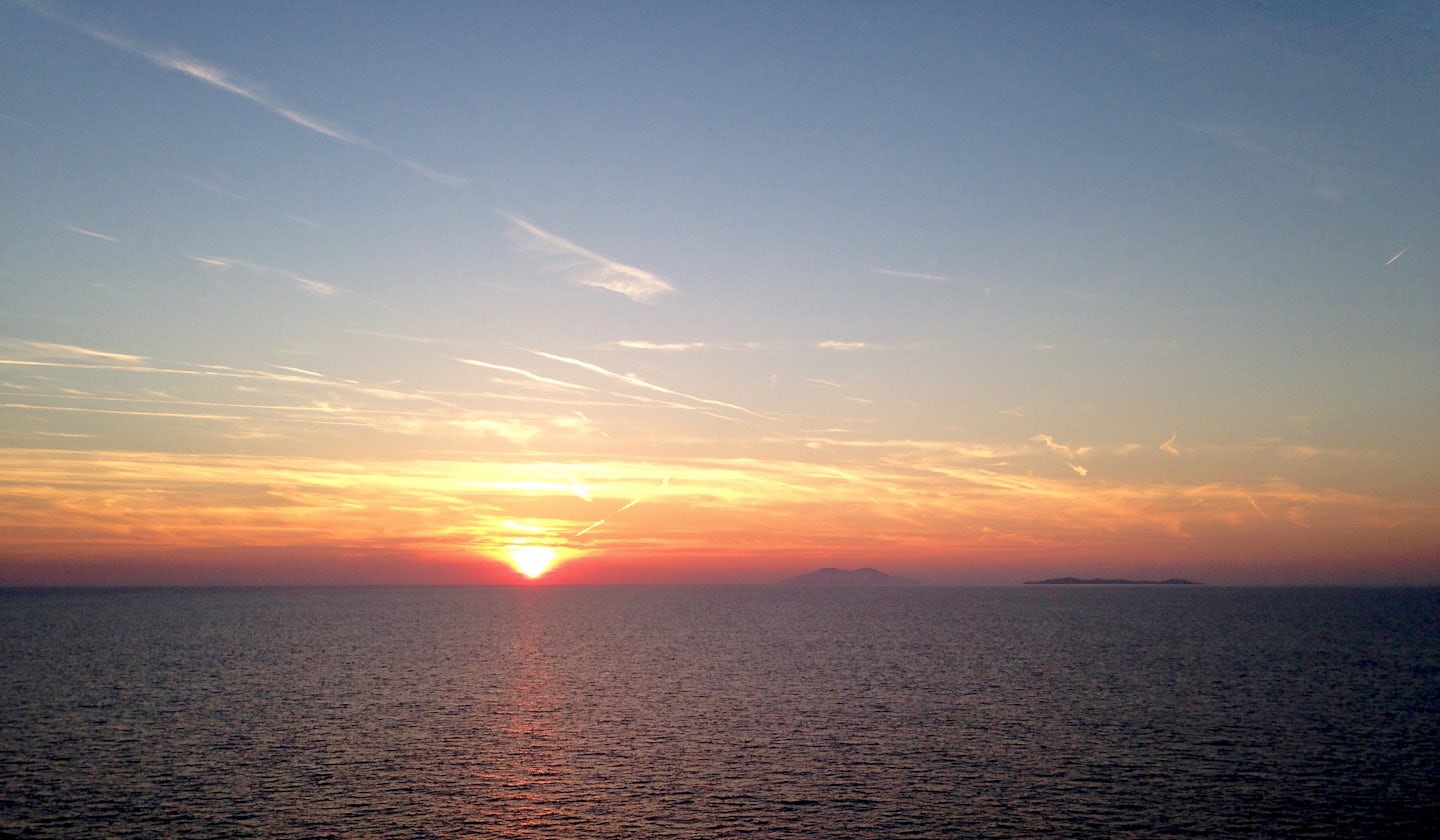 Sunset - at sea