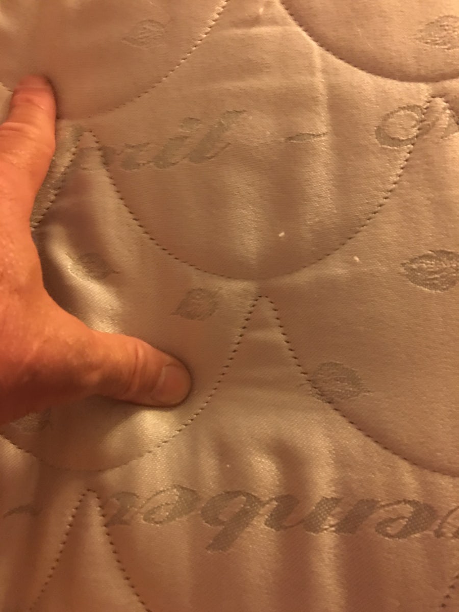 Recent cruise on the Carnival Magic was enjoyable with family and friends. But...here's the mattress