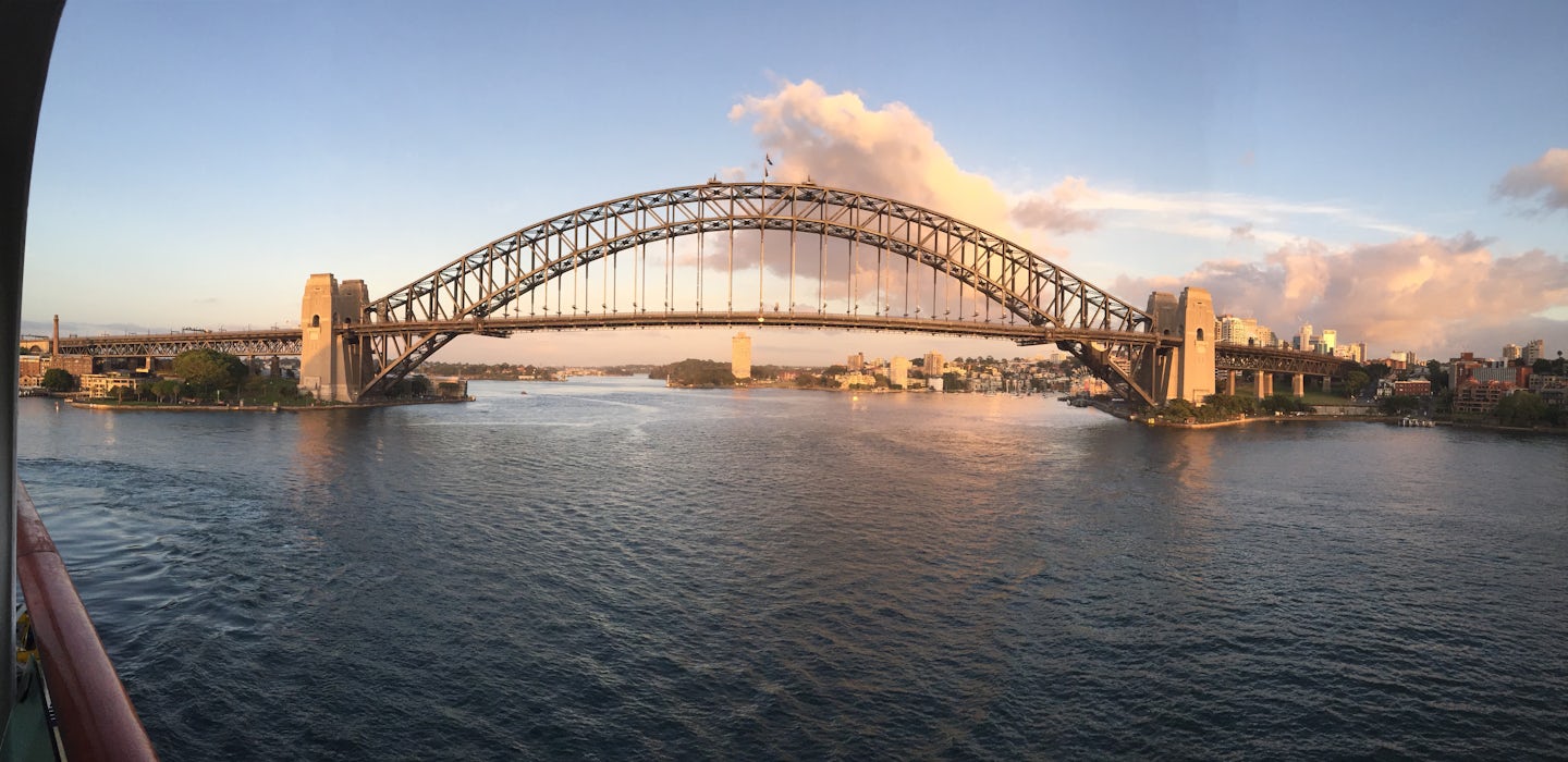Sydney Harbour Bridge from Explorer of the Seas.