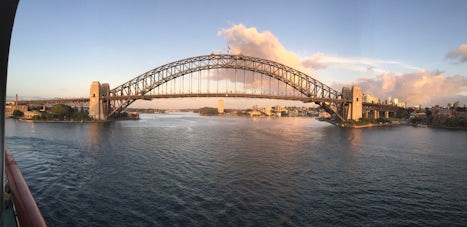 Sydney Harbour Bridge from Explorer of the Seas.