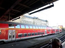 Our train to Berlin