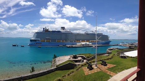 Anthem of the Seas, as viewed from the Commissioner's House, Kings Whar