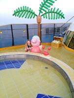 Childrens area. Costa have a relationship with Peppa Pig and her family. Th