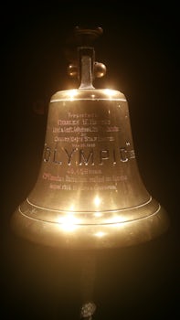 RMS Olympic's bell. Must be priceless.