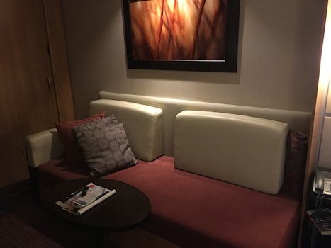 Stateroom sofa and art. Sorry - just not my style.