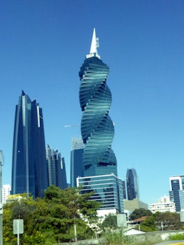 An unusual looking building in Panama ity