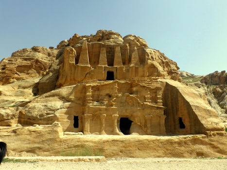 Sandstone building in Petra