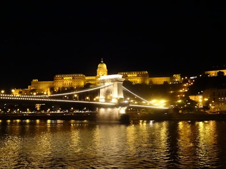 Gorgeous night-time Sail Away from Budapest.  I will never forget it.