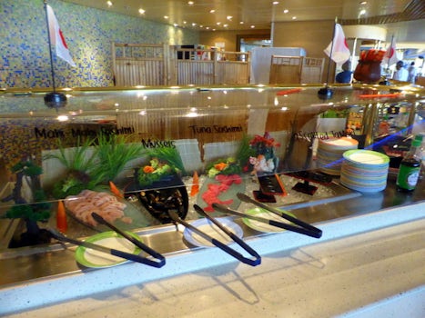 Sushi Bar Station in the Lido Restaurant
