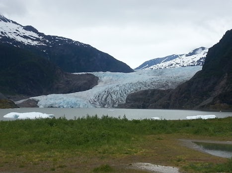 Mendenhall glacier near Juneau, AK.