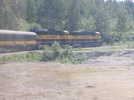 Alaska RR train from Denali to Talkeetna.