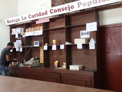 Rations store in Havana