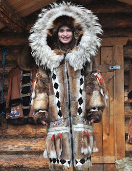 Traditional Athabascan dress