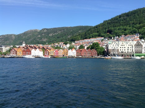 Bergen old waterfront shops.