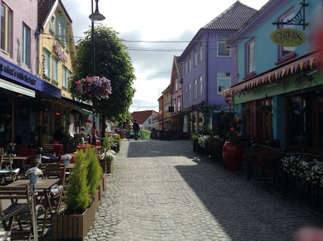 Stavanger Quirky streets where you can shop or sit in a cafe and people watch.