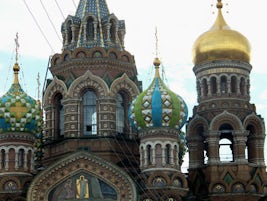 Church of the Savior on Spilled Blood in St Petersburg, Russia. We took one of the all day excursions. It would have been great to see the interior of this church, but it was closed.