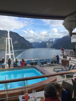 Sail away from Flaam on Emerald Princess