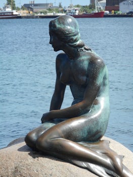 The Little Mermaid is a popular attraction in Copenhagen