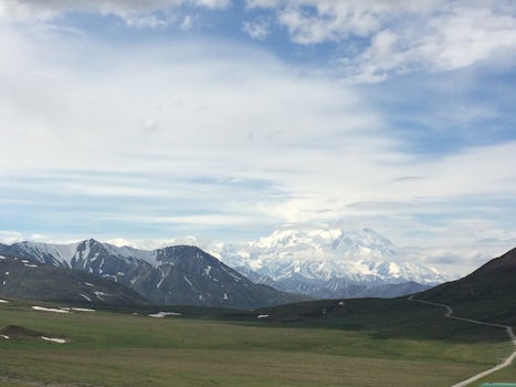 Mt. Denali in Denali National Park.  Beautiful!  Part of the Tundra Wilderness tour