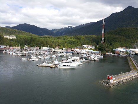 In port at Juneau