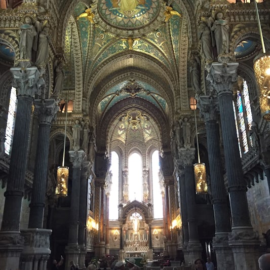 Interior, Basilica of Notre Dame, Lyon