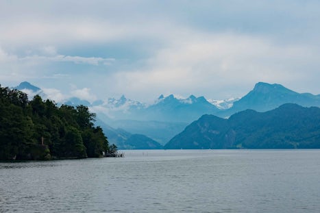 Lake Lucerne and the Alps