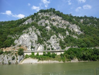 View from ship in Danube