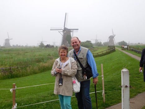 Taken in Amsterdam in front of one of the famous Windmills