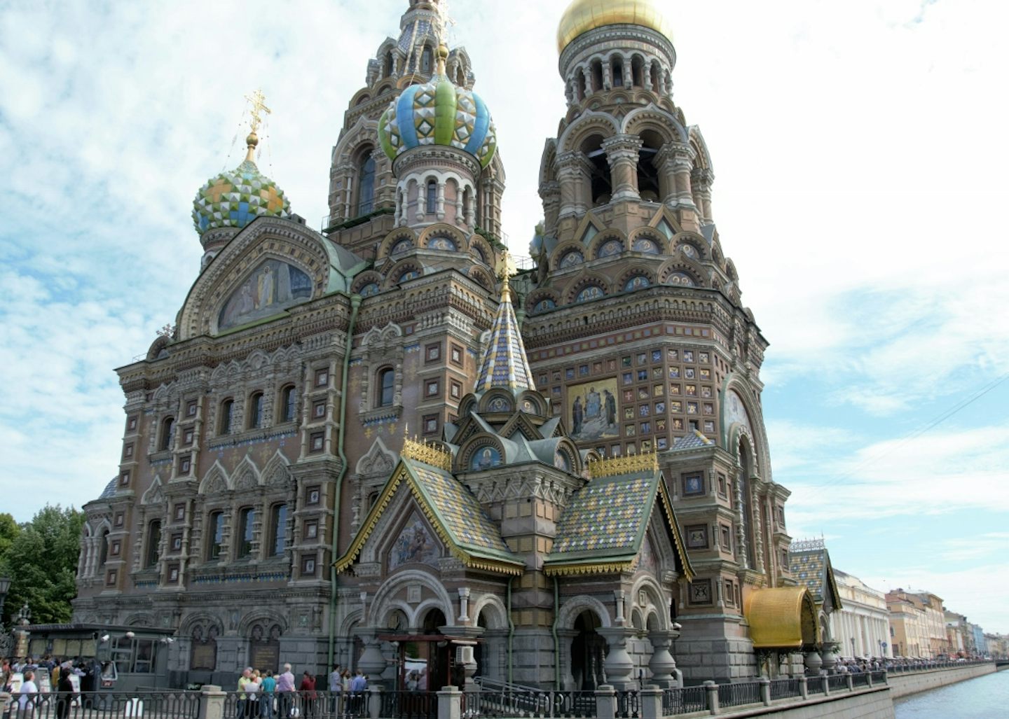 The Church of the spilled blood in St Petersburg