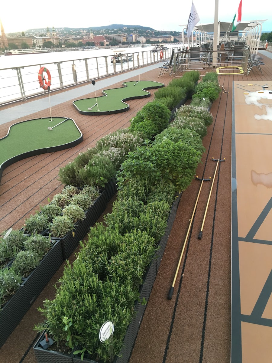 Herb Garden on top deck