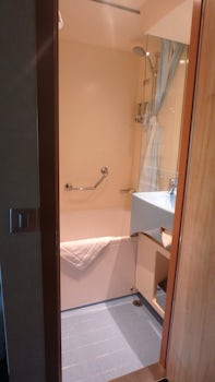 2nd bathroom has a tub and sink