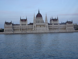 Budapest Parliament from vessel
