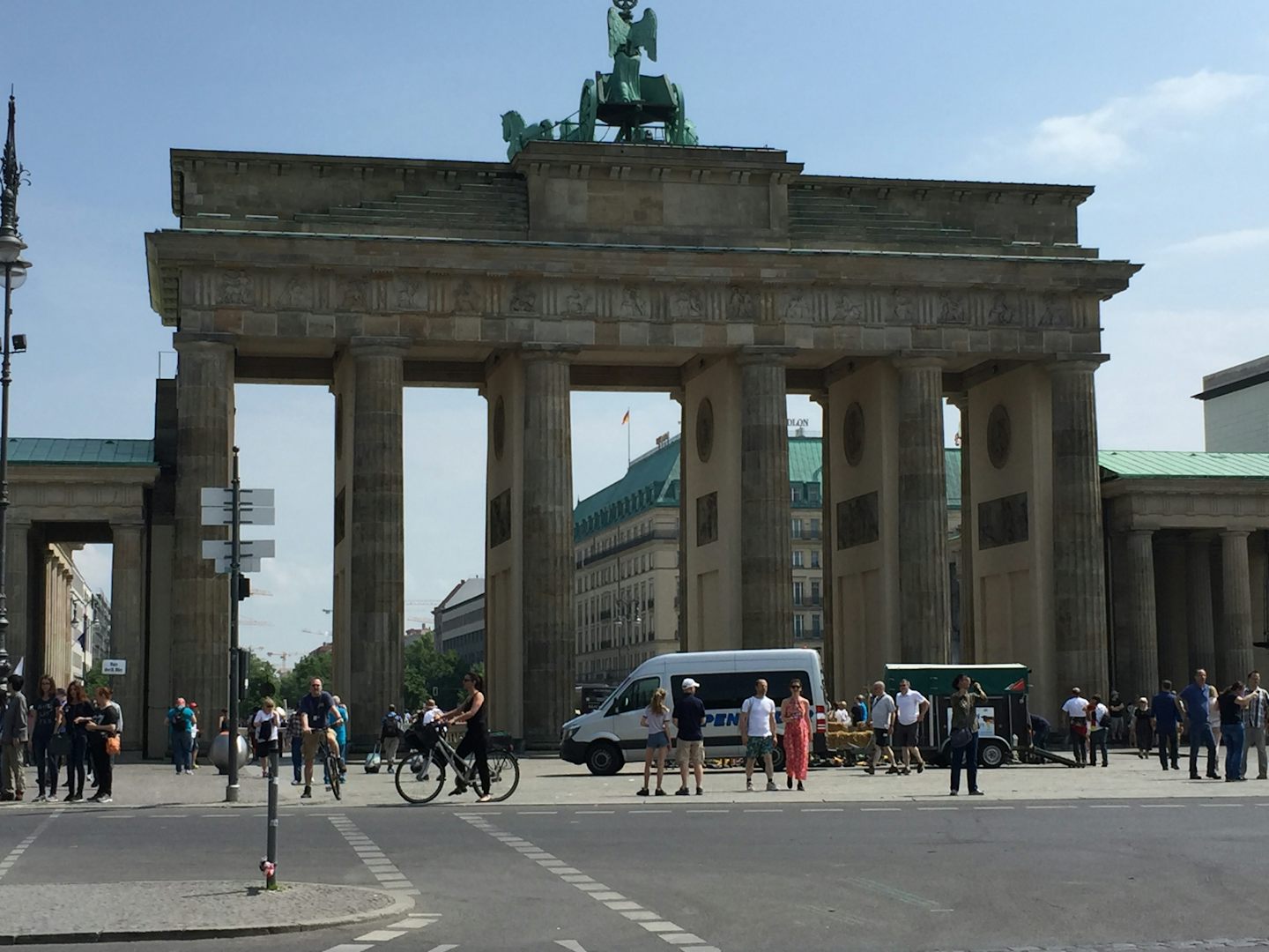 Brandenberg gate in Berlin.