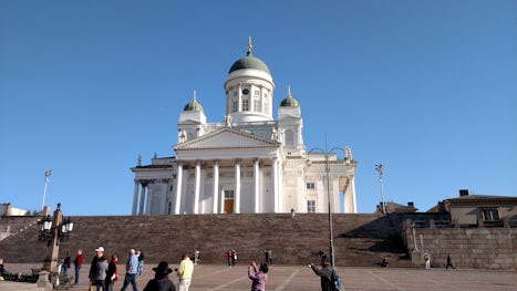 The Lutheran Church in Helsinki Finland.
