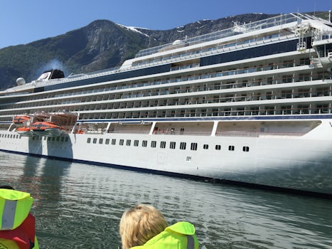 Our ship in Flam, Norway.