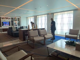 One of the lounges on Viking Sea