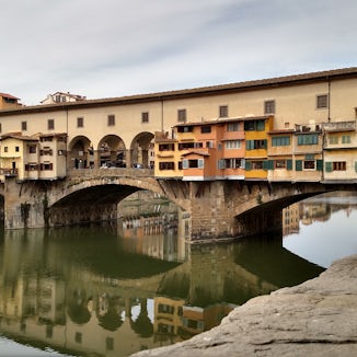 Famous bridge in Florence