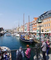 A canal in Copenhagen, Denmark.