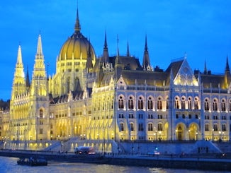 Spectacular views. The Hungarian Parliament Building we’ve all seen on th