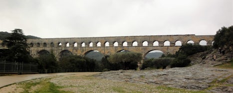 This is the aqueduct at Avignon