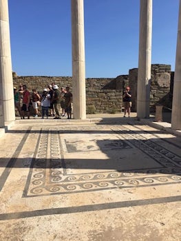 The ancient ruin of Delos, from the excursion in Mykonos