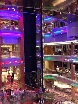 The Atrium on the Vision of the Seas