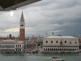 View of Venice from our balcony