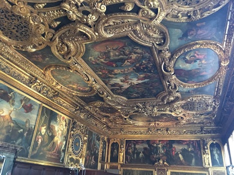 Ceiling of the Dodges Palace in Venice
