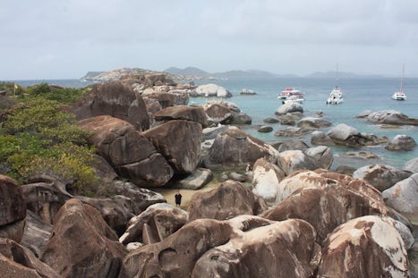 Virgin Gorda (accessible by ferry from Tortola or St. Thomas)